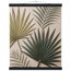 Carved Fronds: impasto, leaves and sand tones. Fine art poster, alternate frame and size.