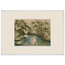 Papyrus Pond, lake, papyrus and serene greens. Archival framed fine art print shown framed.