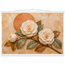 Camellia Eclipse, flowers and botanical. Archival fine art poster shown framed.