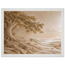 Sandstone Dawn: lumen and siena. Museum-quality framed fine art print.