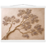 Lilac Reach, flowers and botanical. Archival fine art poster shown framed.