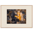 Citrine Seam, lumen and siena. Archival framed fine art print shown framed.