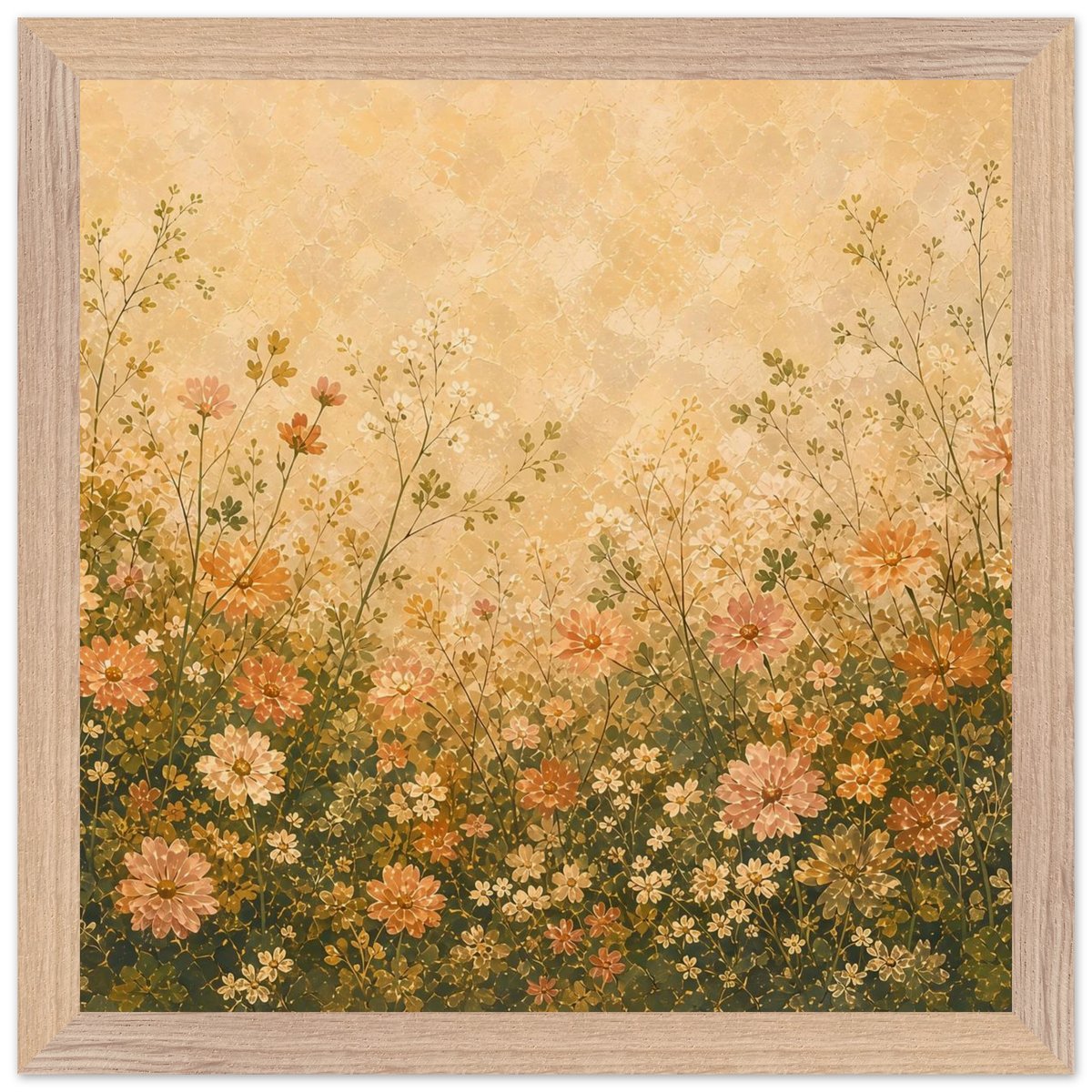 Petal Garden: flowers, botanical and abundance. Framed fine art print by The Light Stays.