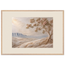 Cliffside Bloom: flowers and botanical. Framed fine art print, alternate frame and size.