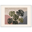 Monstera Sun, botanical and nature. Archival framed fine art print shown framed.