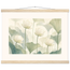 Ivory Lotus Screen: flowers and botanical. Fine art poster by The Light Stays.