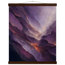 Violet Infinity: moon and night. Museum-quality fine art poster.