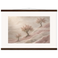 Blossom Terraces, flowers and botanical. Archival fine art poster shown framed.
