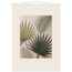 Carved Fronds: impasto, leaves and sand tones. Fine art poster by The Light Stays.