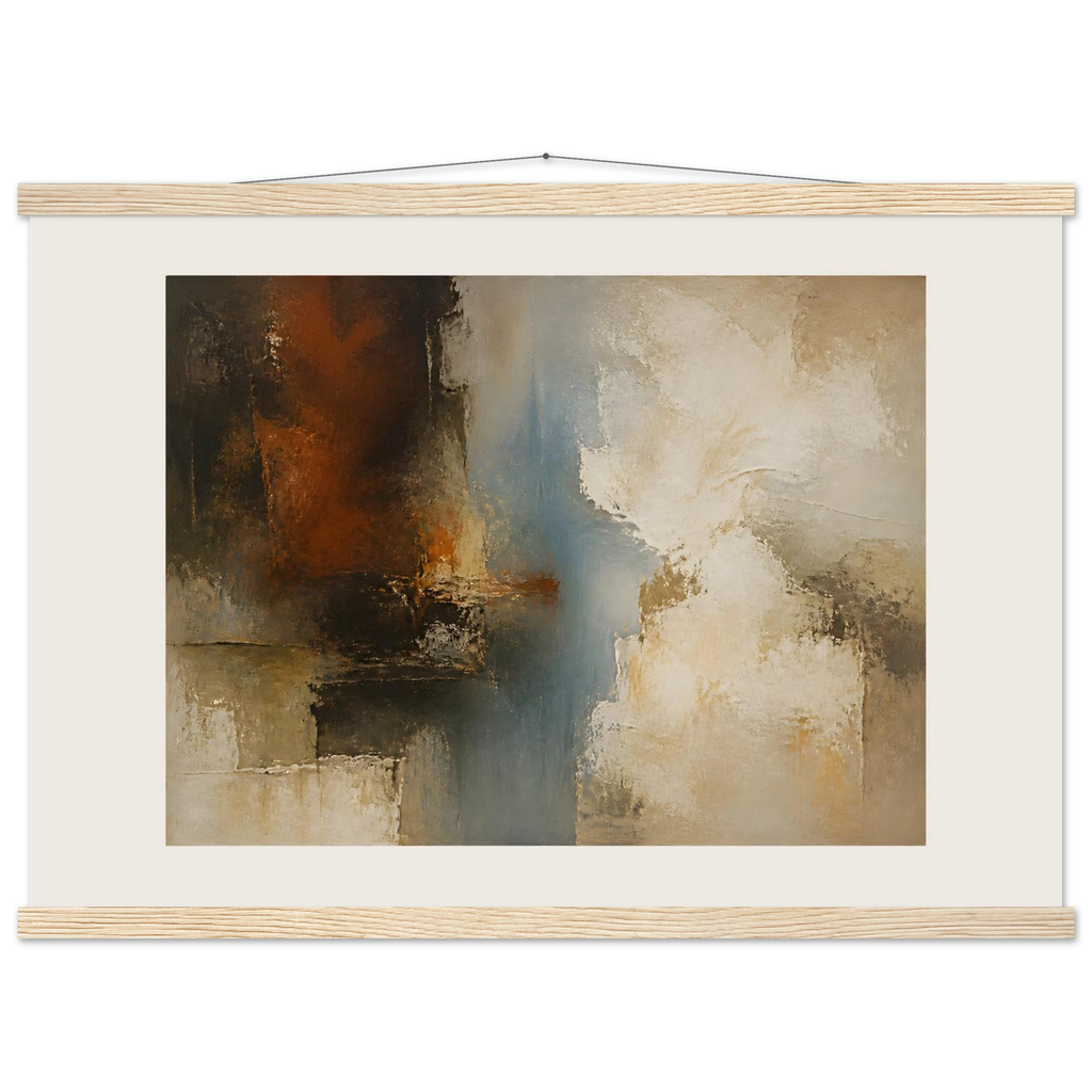 Golden Night: moon and night. Fine art poster by The Light Stays.