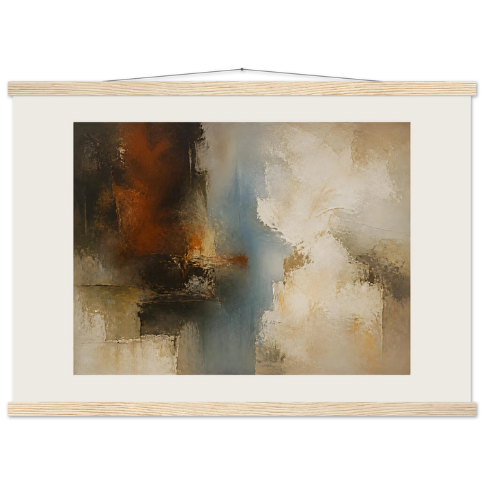 Golden Night: moon and night. Fine art poster by The Light Stays.
