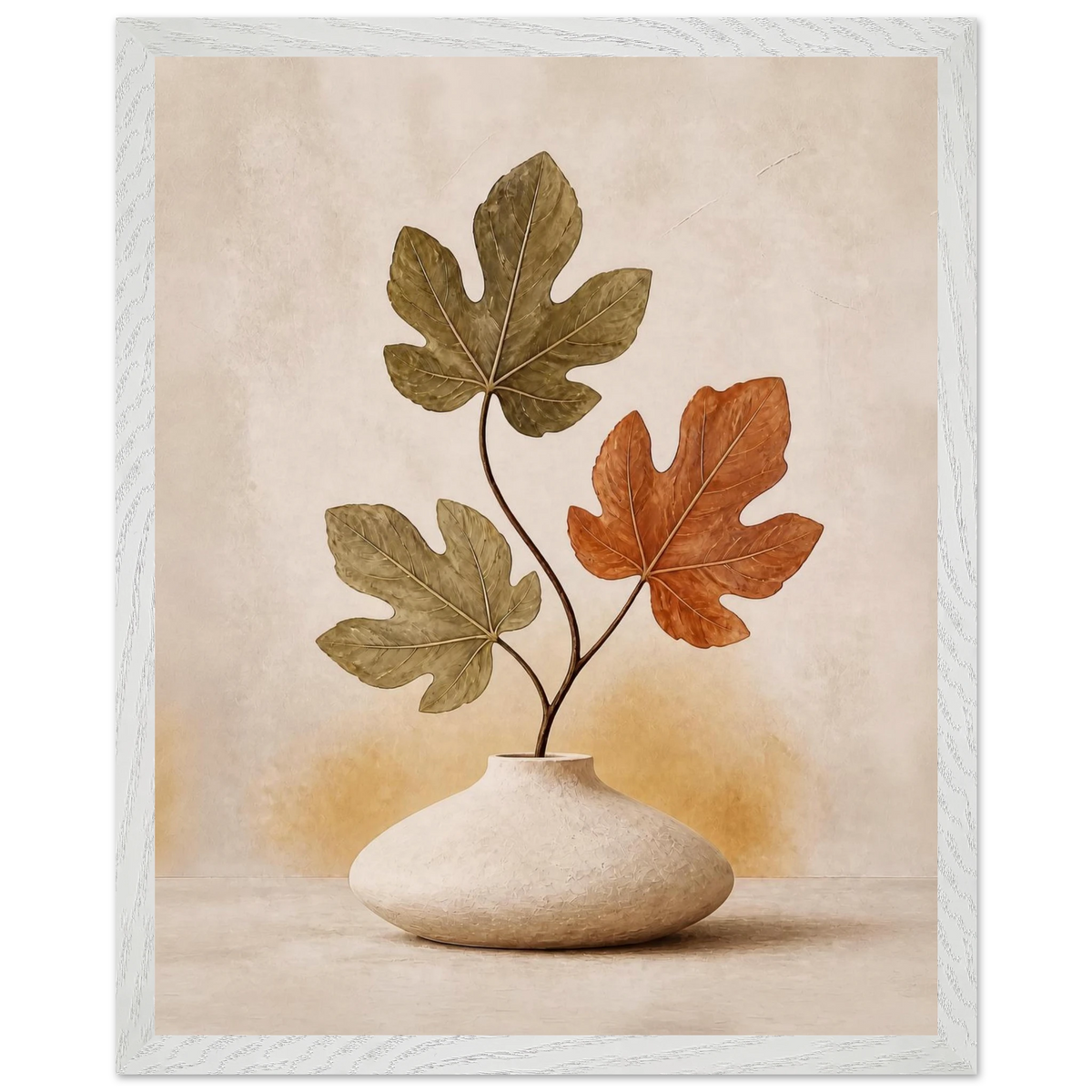 Fig Season: mediterranean and earth tones. Framed fine art print by The Light Stays.