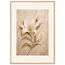 Alabaster Lily: flowers and botanical. Museum-quality framed fine art print.