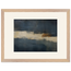Ivory Crossing: abstract, ivory and serene lines. Framed fine art print, alternate frame and size.