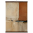 Terracotta Diptych, Panel I of II: two panels, terracotta and cream. Museum-quality fine art poster.