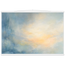Dawn after Rain: sunrise, coastline and washed light. Fine art poster, alternate frame and size.