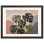 Monstera Sun: botanical and nature. Framed fine art print.