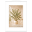 Courtyard Noon, landscape and sun. Archival fine art poster shown framed.