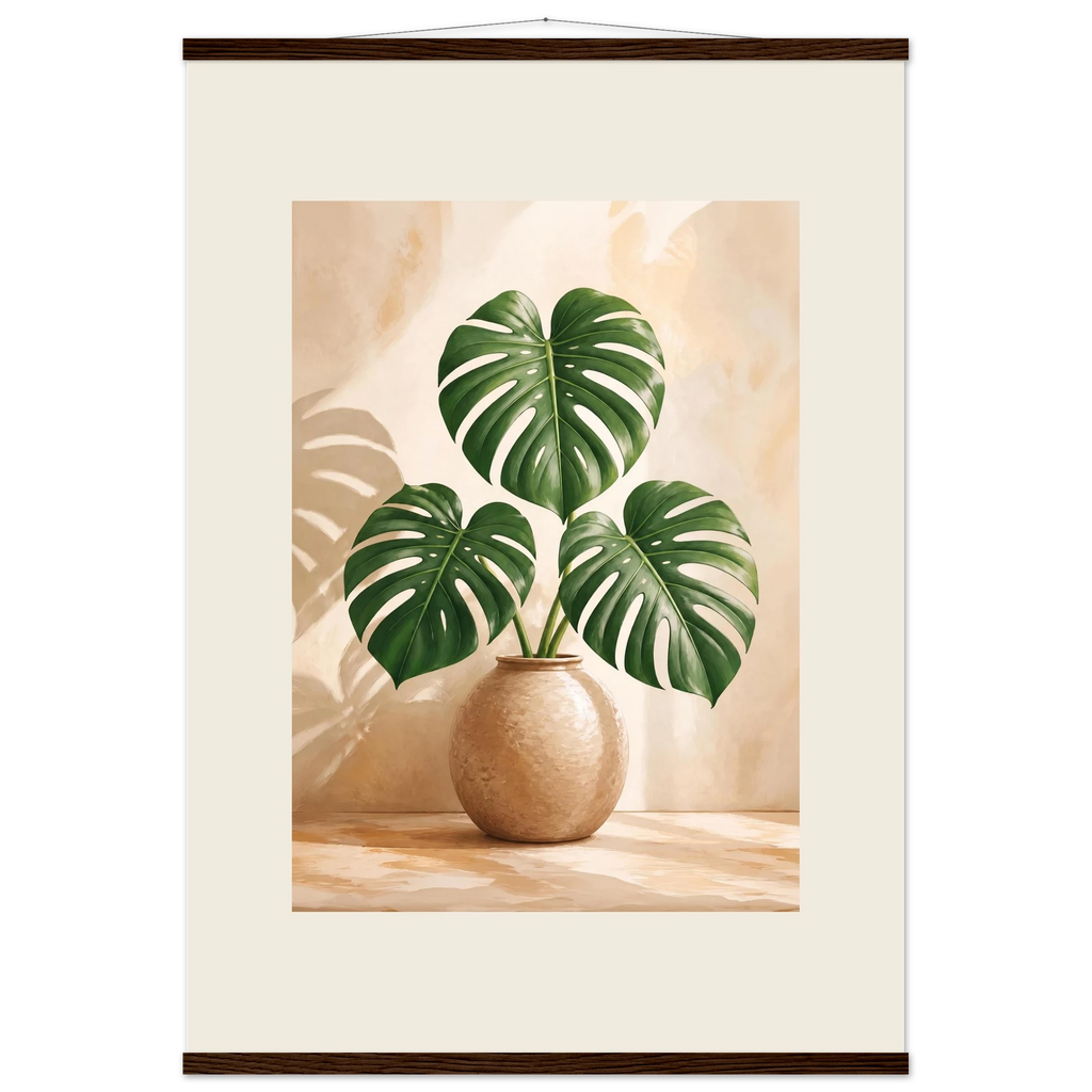 Vessel and Shadow, mediterranean and earth tones. Archival fine art poster shown framed.