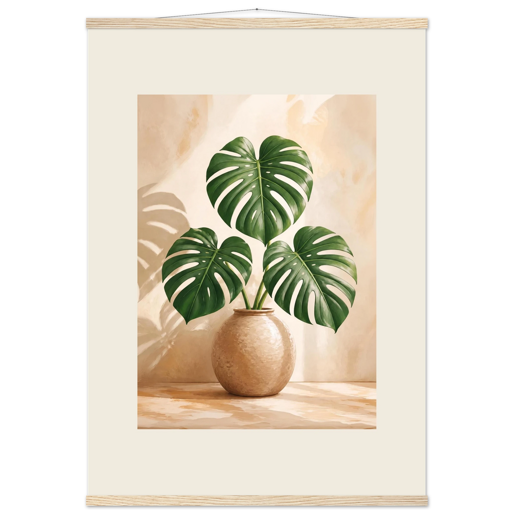 Vessel and Shadow, mediterranean and earth tones. Archival fine art poster shown framed.