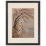 Spring Walk: petra and flora. Framed fine art print.
