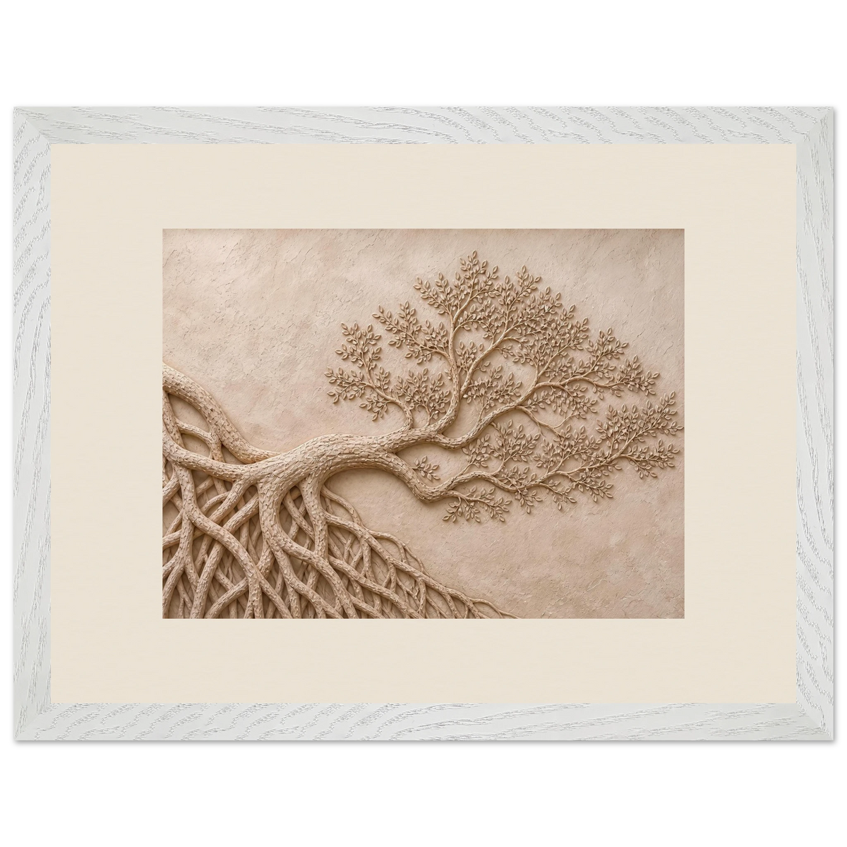 Root Lattice, petra and herbarium. Archival framed fine art print shown framed.