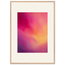 Magenta Plume: gradient, magenta and movement. Framed fine art print, alternate frame and size.