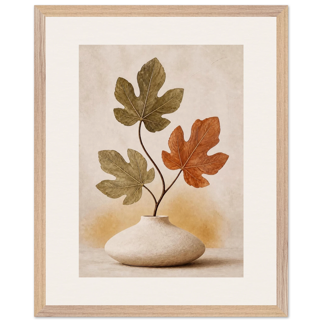 Fig Season: mediterranean and earth tones. Framed fine art print by The Light Stays.