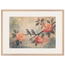 Camellia Birds, flowers and botanical. Archival framed fine art print shown framed.