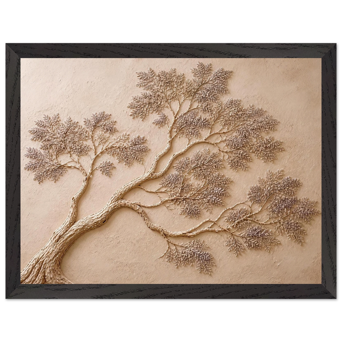 Lilac Reach: petra and flora. Framed fine art print, alternate frame and size.