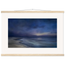 Blue Hour Shore, sea and coastal landscape. Archival fine art poster shown framed.