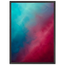 Wine Hour, gradient, dusk and deep color. Archival framed fine art print shown framed.