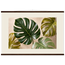 Four Greens: leaves, vivid green and impasto. Fine art poster by The Light Stays.