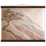 Stone Dawn, petra and siena. Archival fine art poster shown framed.