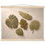 Green Constellation: botanical, green and loose rhythm. Fine art poster, alternate frame and size.