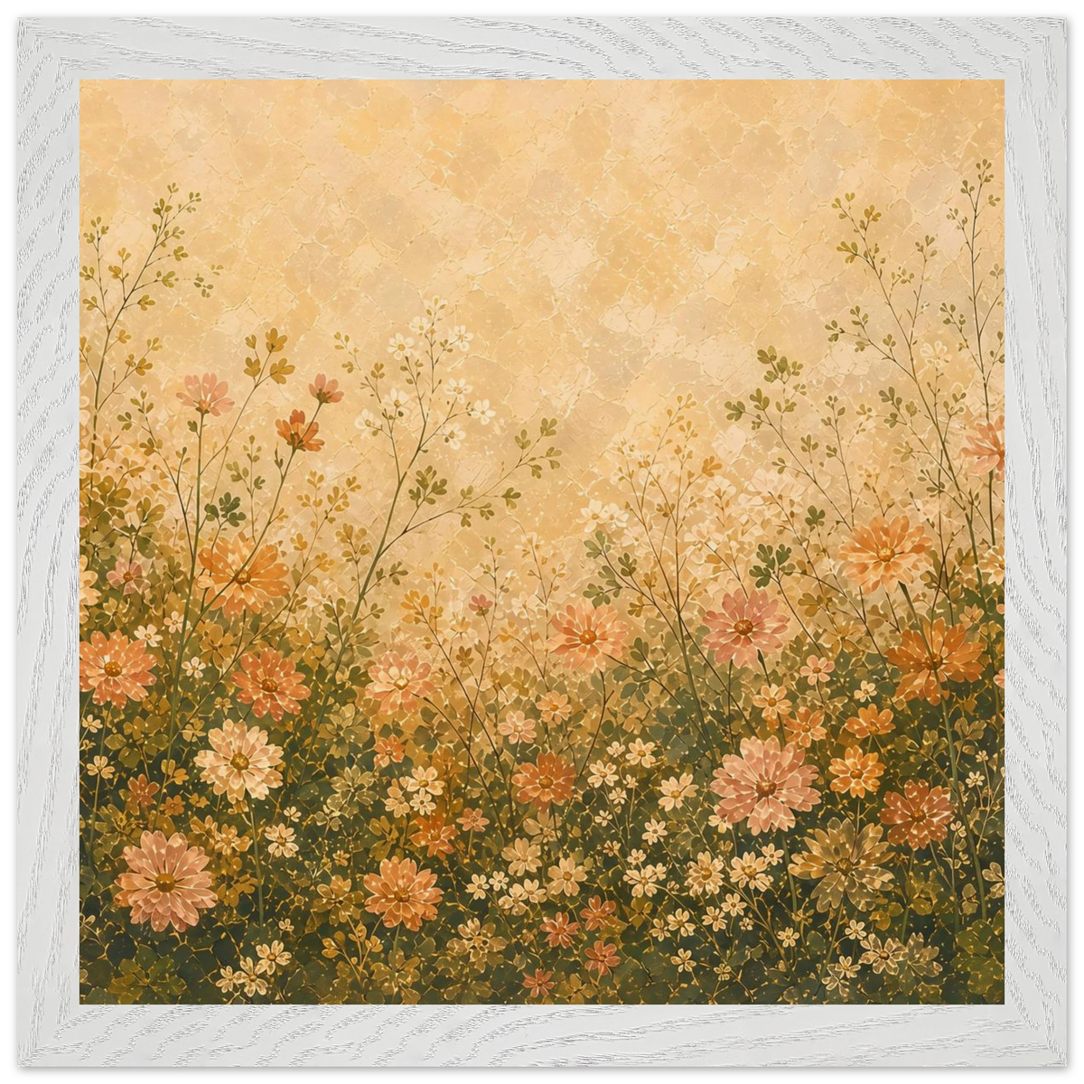 Petal Garden: flowers, botanical and abundance. Framed fine art print by The Light Stays.
