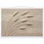 Wheat in Relief: faith, texture and botanical. Fine art poster by The Light Stays.