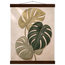 Stone Monstera, botanical and nature. Archival fine art poster shown framed.