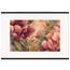 Crimson Peonies, flowers and botanical. Archival fine art poster shown framed.