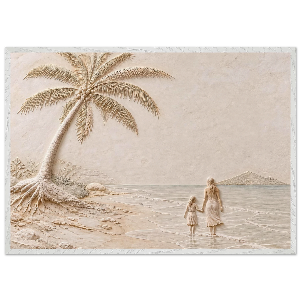 First Tide: sea and coastal landscape. Framed fine art print by The Light Stays.