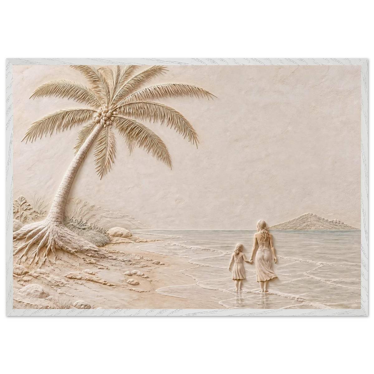 First Tide: sea and coastal landscape. Framed fine art print by The Light Stays.