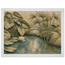 Papyrus Pond: lake, papyrus and serene greens. Museum-quality framed fine art print.