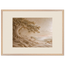Sandstone Dawn: lumen and siena. Museum-quality framed fine art print.