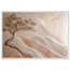 Stone Dawn, petra and siena. Archival framed fine art print shown framed.