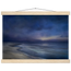 Blue Hour Shore: sea and coastal landscape. Fine art poster by The Light Stays.