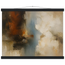 Golden Night: moon and night. Fine art poster, alternate frame and size.