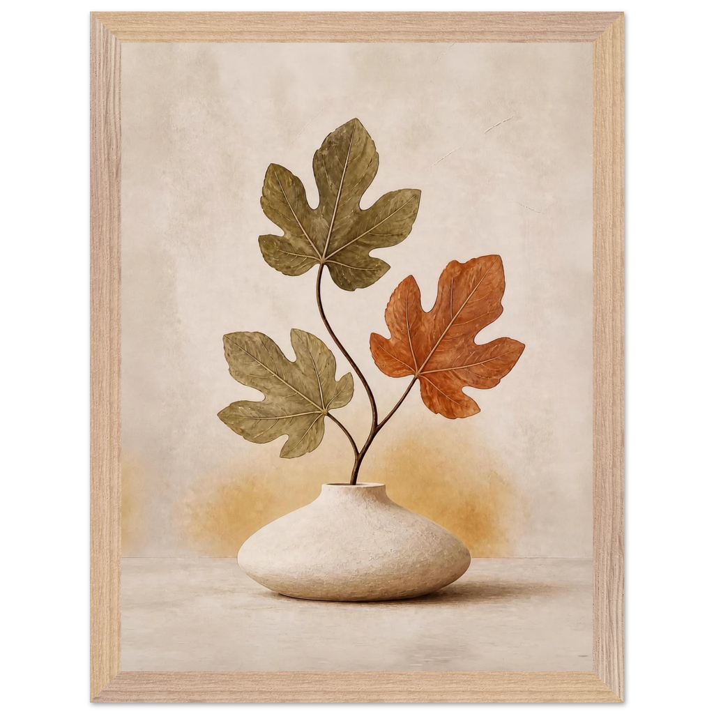 Fig Season: mediterranean and earth tones. Framed fine art print by The Light Stays.