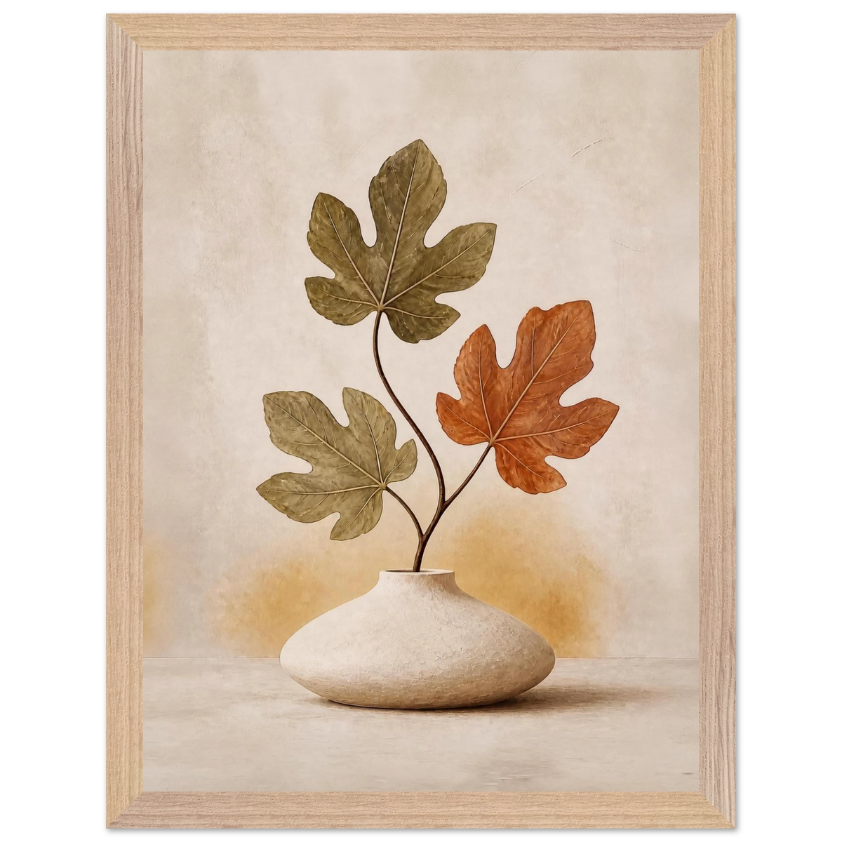 Fig Season: mediterranean and earth tones. Framed fine art print by The Light Stays.
