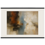 Golden Night, moon and night. Archival fine art poster shown framed.