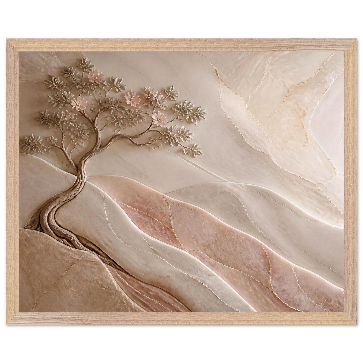 Stone Dawn: petra and siena. Framed fine art print by The Light Stays.